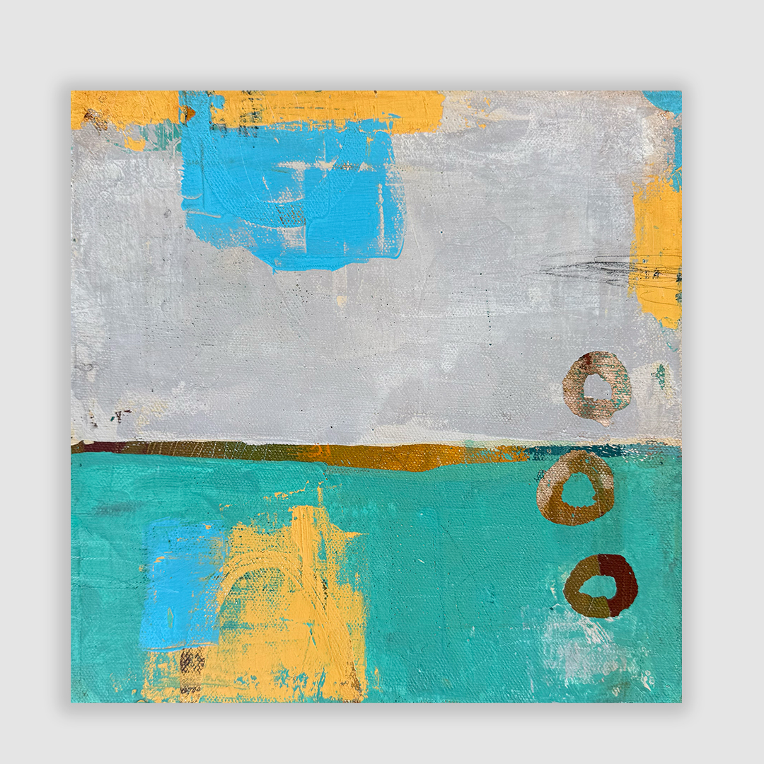 Ocean View Abstract Painting by Steve James Art Ocean View Abstract Painting by Steve James Art